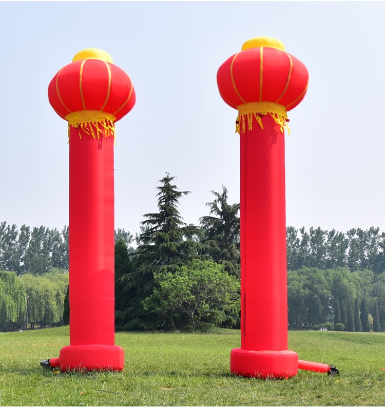 台江庆典灯笼柱